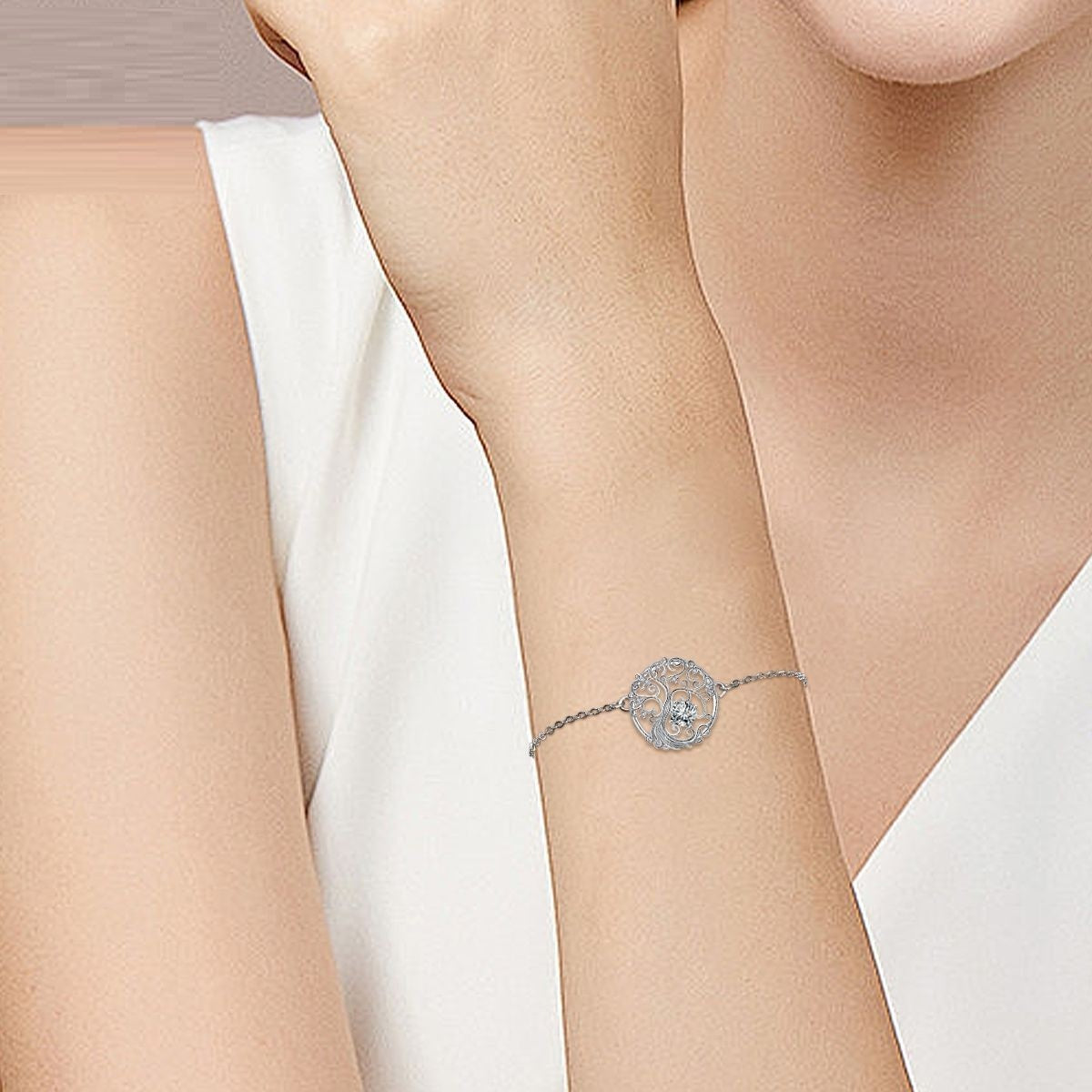 European And American Style Fashion Simple Lucky Tree Bracelet