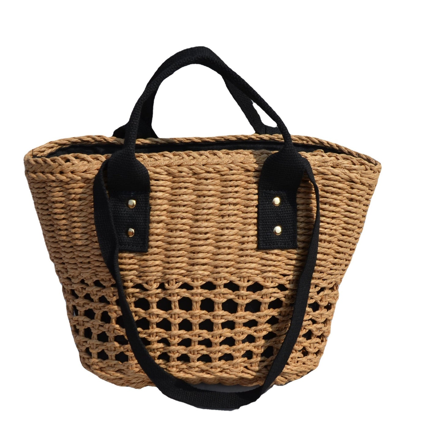 New Women's Fashion Shoulder Portable Straw-weaved Bag