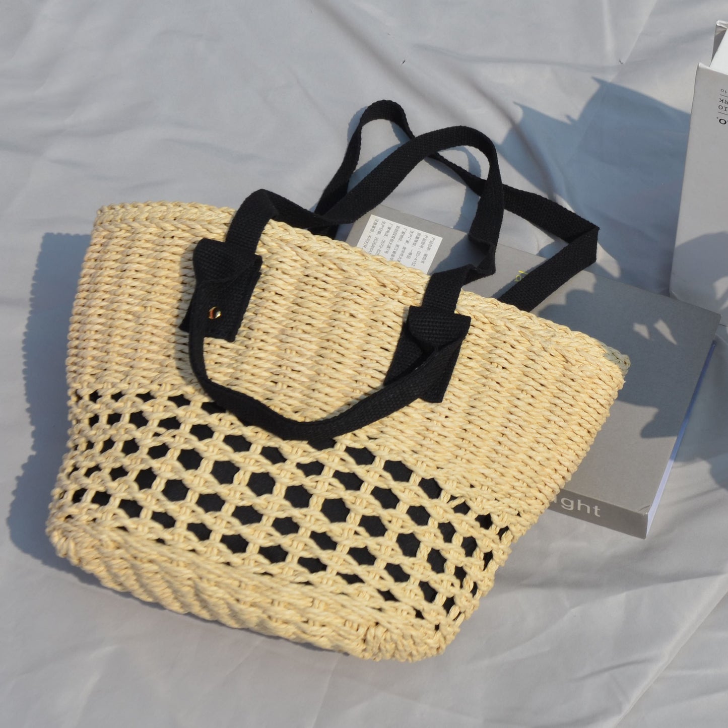 New Women's Fashion Shoulder Portable Straw-weaved Bag