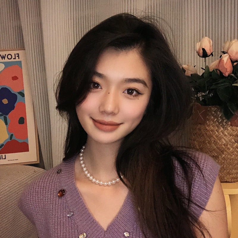 New Arrivals: Shijia Pearl Necklace For Women, Light Luxury, Niche, High-End Feel, Short Necklace, Shijia Pearl Short Necklace