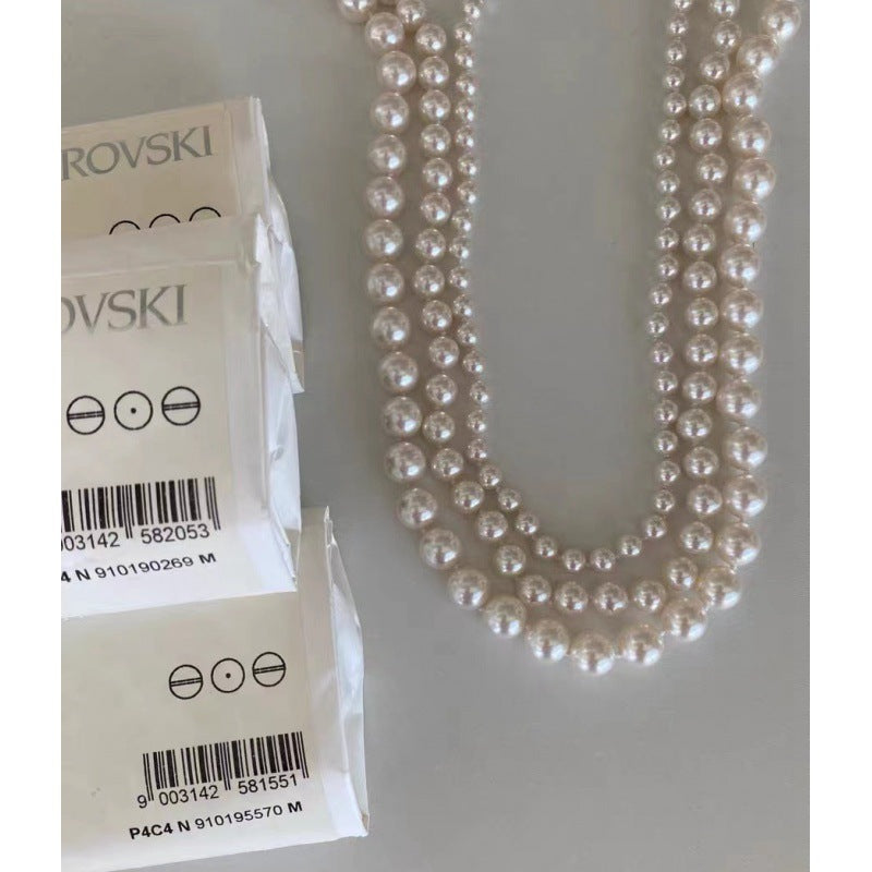 New Arrivals: Shijia Pearl Necklace For Women, Light Luxury, Niche, High-End Feel, Short Necklace, Shijia Pearl Short Necklace
